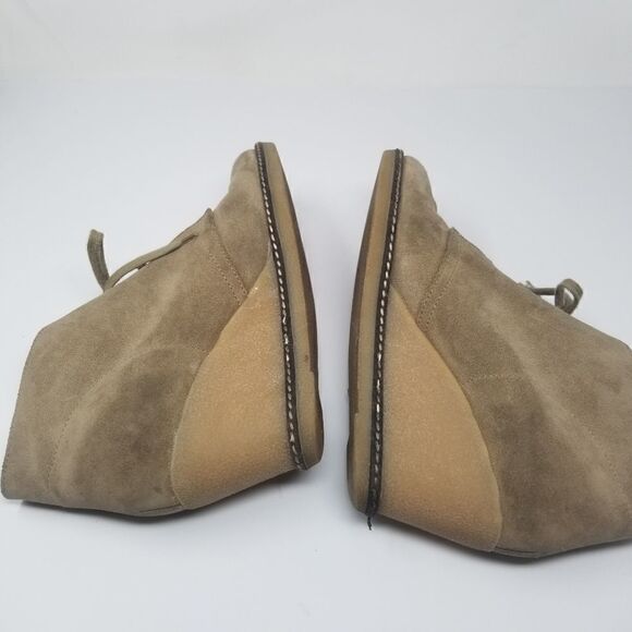 J CREW DARK TAN SUEDE with WEDGE HEEL. SIZE 10 - Picture 8 of 12